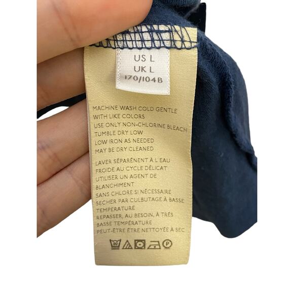 Anthropologie Saturday Sunday Peplum Top Babydoll Peasant Cottagecore Boho L - Picture 4 of 7